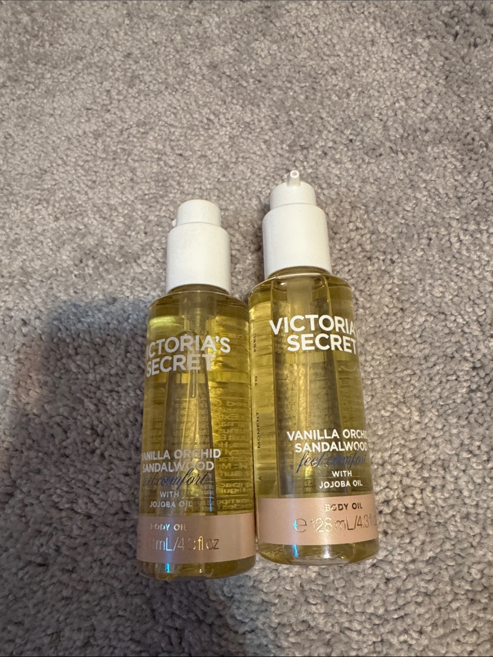 Victoria's Secret Yellow Vanilla Orchid & Sandalwood Body Oil